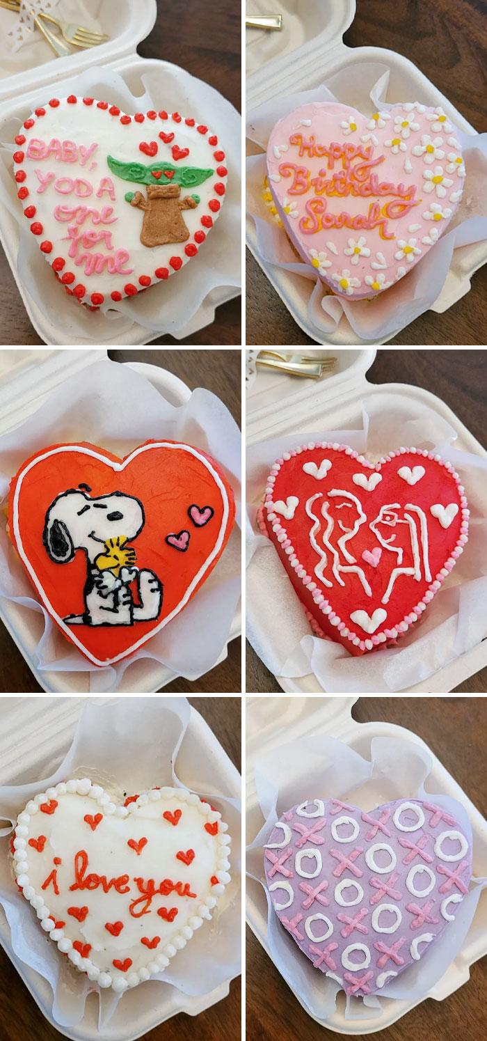 I Just Wanted To Share My Valentine's Lunchbox Cakes