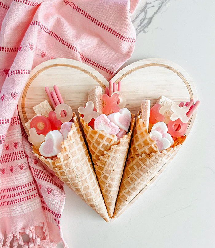 Some Valentine's Day Cones For Your Valentine