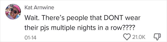 Woman Sparks Heated Discussion By Admitting She Doesn’t Wash Pajamas After Every Wear Woman Sparks Heated Discussion By Admitting She Doesn’t Wash Pajamas After Every Wear