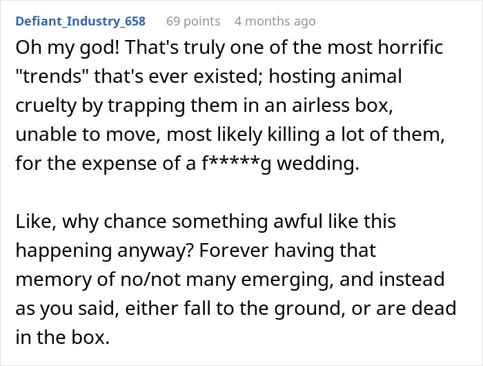 People Online Are Applauding This Wedding Photographer’s Views On Live Animal Use During Celebrations
