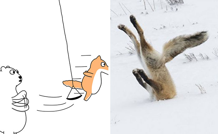 What I Think Happened Before These Popular Animal Pics Were Snapped (30 New Comics)