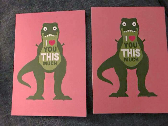 Last Year, My Husband And I Got Each Other The Same Card For Valentine's Day