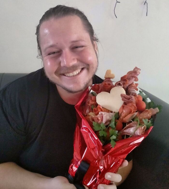 My Girlfriend Made Me A Meat Bouquet For Valentine's Day