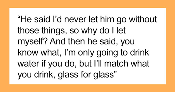 Husband “Forces” His Wife To Take Care Of Herself By Making Her Do The Same Things For Herself That She Does For Him