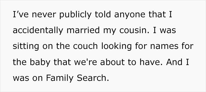 “Not A Big Deal”: Couple Search For Names For Their Kid, Accidentally Find Out They’re 3rd Cousins “Not A Big Deal”: Couple Search For Names For Their Kid, Accidentally Find Out They’re 3rd Cousins