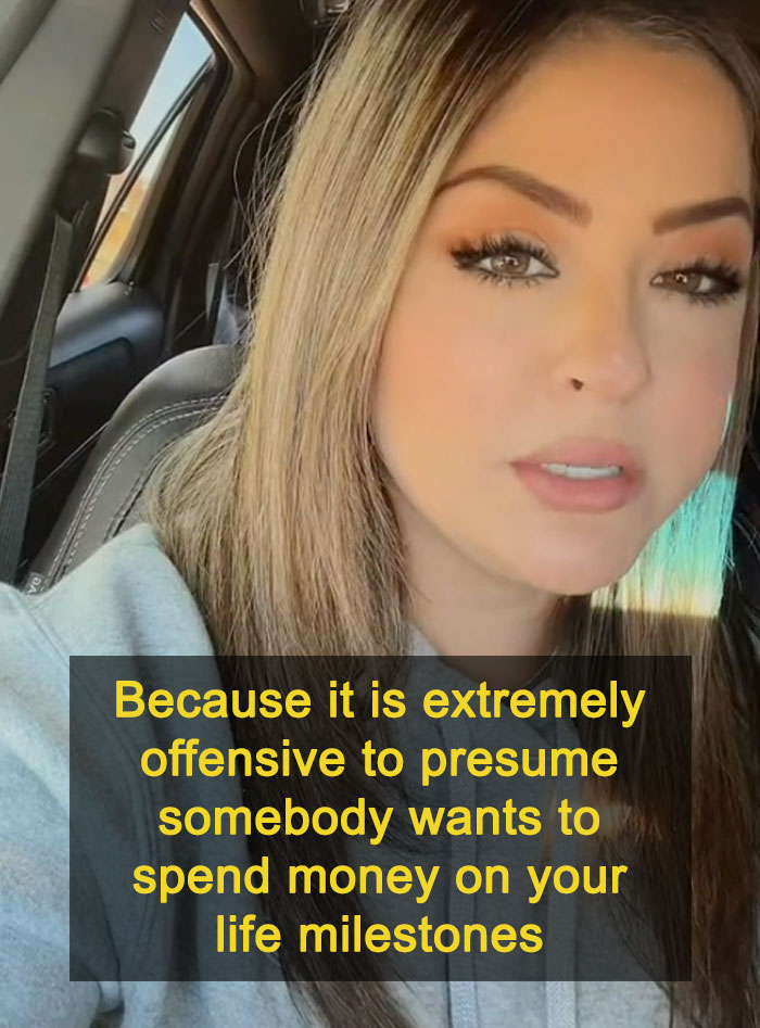 "It Is Extremely Offensive To Assume Somebody Wants To Spend Money On Your Life Milestones": Woman Explains Why She Bails On People's Events "It Is Extremely Offensive To Assume Somebody Wants To Spend Money On Your Life Milestones": Woman Explains Why She Bails On People's Events