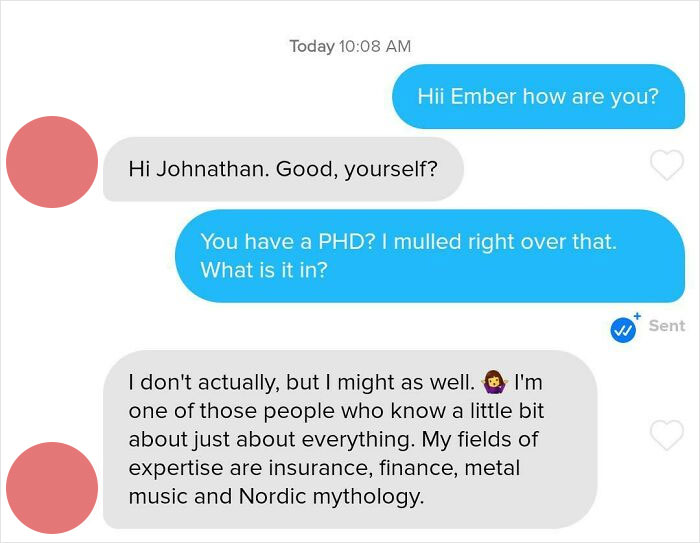 Her Profile Said She Had A PhD