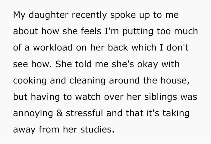 Dad Livid His Daughter Objects To Babysitting His 5 Y.O. Twins, Even Though She Lives With Him Rent-Free Dad Livid His Daughter Objects To Babysitting His 5 Y.O. Twins, Even Though She Lives With Him Rent-Free