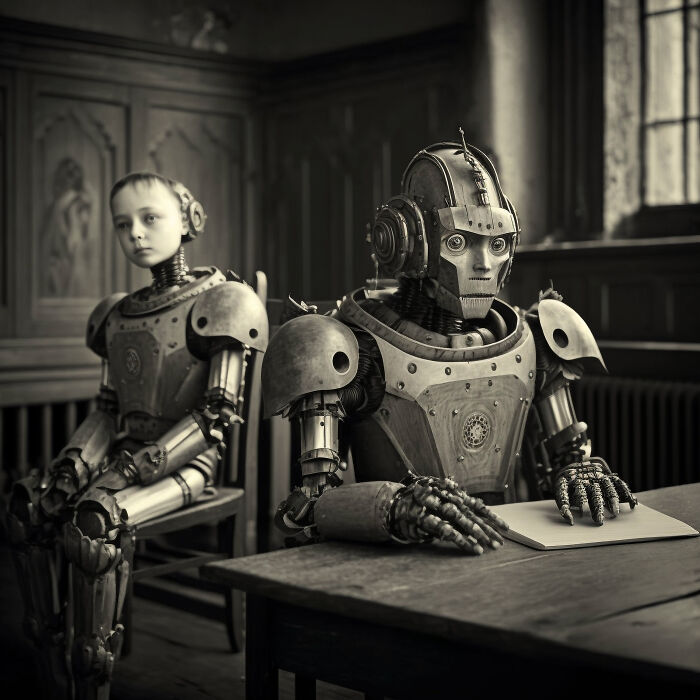 I Created Ai Photo Series Exploring Conformity In The Education System (13 Pics) I Created Ai Photo Series Exploring Conformity In The Education System (13 Pics)