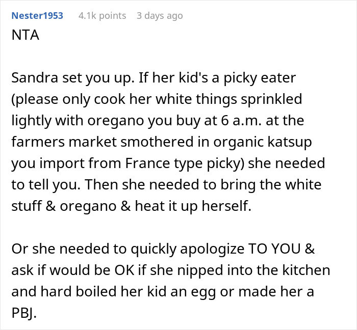 “I Wasn’t Going To Cook Anything Else”: Mom Demands Apology And New Meal After 9-Year-Old Starts Bawling Over Food, Host Shows Them The Door Instead “I Wasn’t Going To Cook Anything Else”: Mom Demands Apology And New Meal After 9-Year-Old Starts Bawling Over Food, Host Shows Them The Door Instead