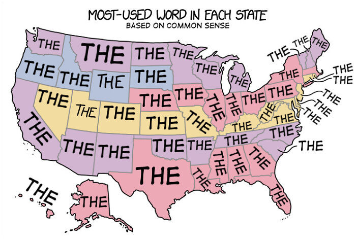 Most Used Word In Each State