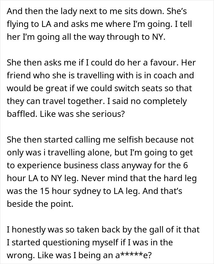 “I Paid Extra For These Seats And Would Like To Sit In Them”: Man Gets Into Argument With Entitled Old Couple Over Plane Seats “I Paid Extra For These Seats And Would Like To Sit In Them”: Man Gets Into Argument With Entitled Old Couple Over Plane Seats