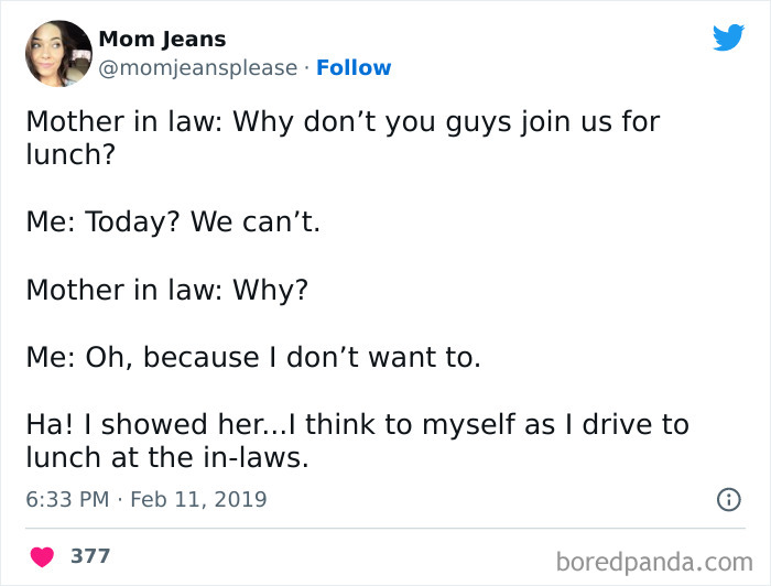 Tweets About In Laws
