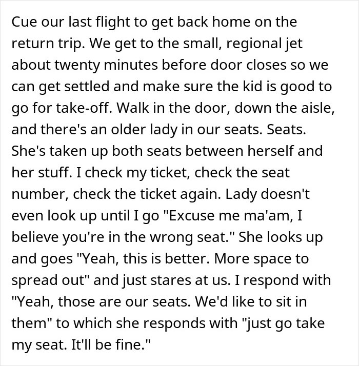 “I Paid Extra For These Seats And Would Like To Sit In Them”: Man Gets Into Argument With Entitled Old Couple Over Plane Seats