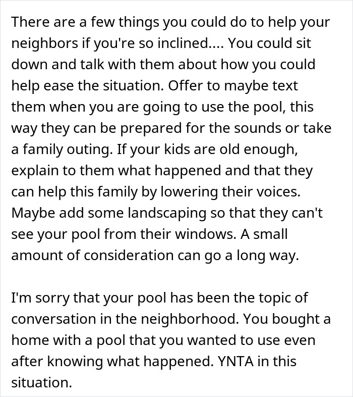 'One of my neighborhood kids drowned in a pool last summer': Parents think it's wrong to let kids swim in pool