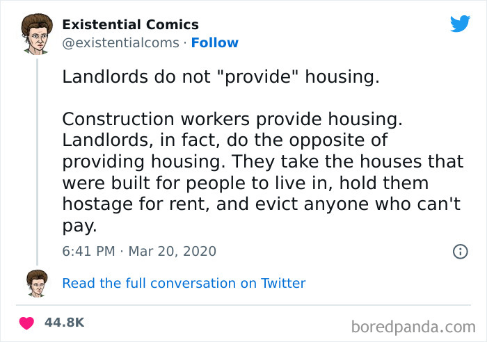 Landlords Provide Nothing Of Value