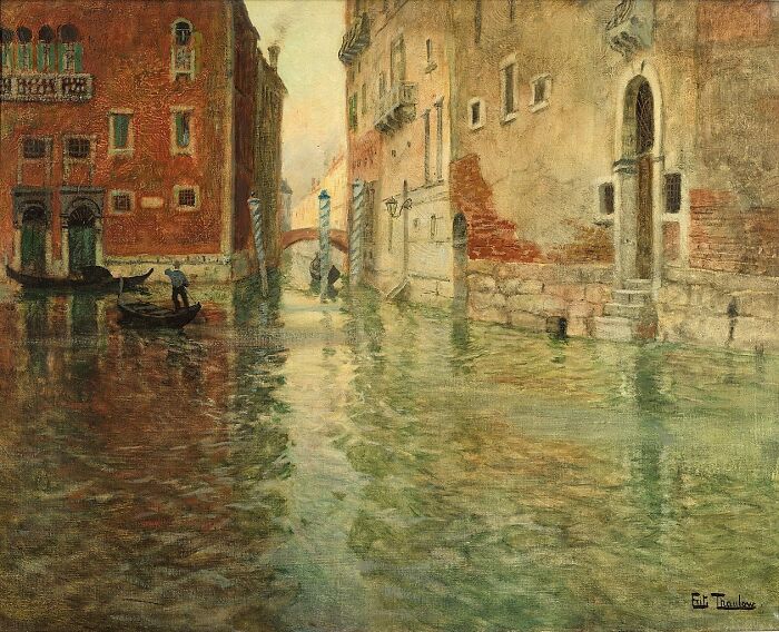 Area Of Venice By Frits Thaulow 