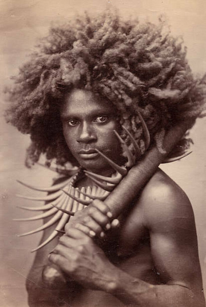 Hombre de Fiyi, 1880 (República de las Islas Fiyi)
