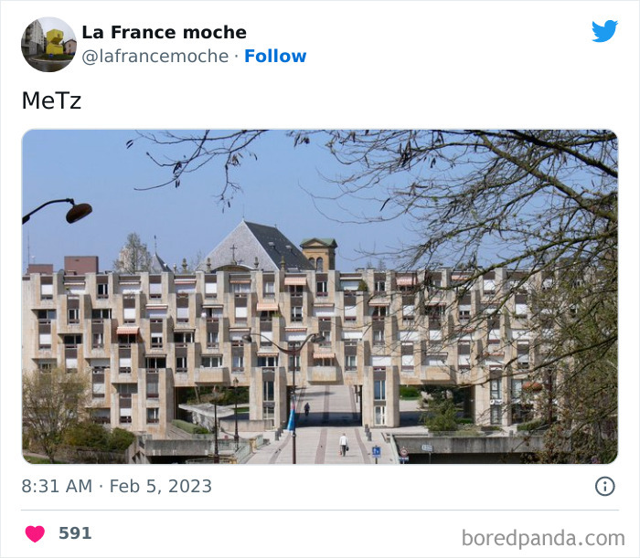This Twitter Page Documents Ugly Buildings Seen In France, And They’re So Bad, It’s Hilarious