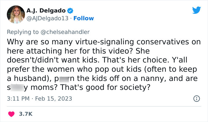 Chelsea Handler's Comic Video 'Day In The Life Of A Childless Woman' Goes Viral, Deeply Triggers Conservative Audience Chelsea Handler's Comic Video 'Day In The Life Of A Childless Woman' Goes Viral, Deeply Triggers Conservative Audience