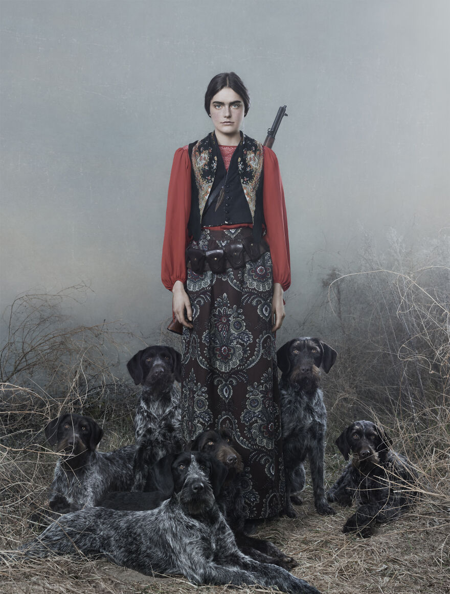 The Winner: Hounds From The Series "Dianas" By Frieke Janssens