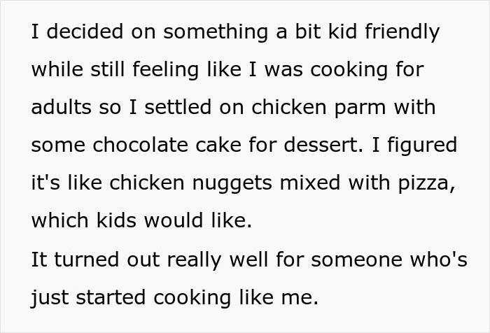 “I Wasn’t Going To Cook Anything Else”: Mom Demands Apology And New Meal After 9-Year-Old Starts Bawling Over Food, Host Shows Them The Door Instead “I Wasn’t Going To Cook Anything Else”: Mom Demands Apology And New Meal After 9-Year-Old Starts Bawling Over Food, Host Shows Them The Door Instead