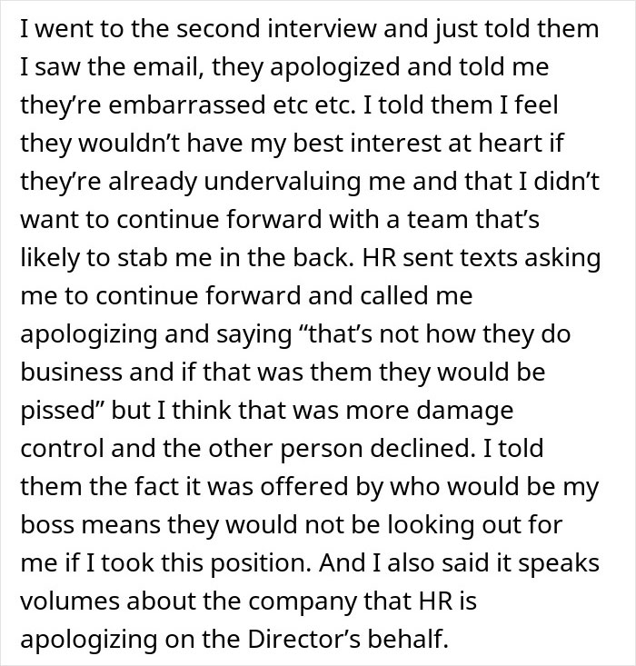 Viral Post Shows Screenshot Of An Email This Woman Accidentally Received After An Interview Low-Balling Her Viral Post Shows Screenshot Of An Email This Woman Accidentally Received After An Interview Low-Balling Her