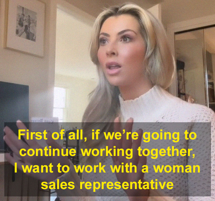 Woman Catches Vendors Having 'Locker Room' Chats About Her During A Meeting, Cancels The Sale Despite VP's Desperate Attempts To Save It Woman Catches Vendors Having 'Locker Room' Chats About Her During A Meeting, Cancels The Sale Despite VP's Desperate Attempts To Save It