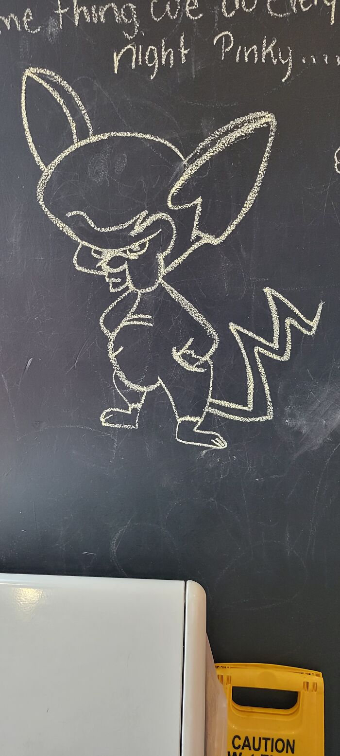 Chalkboard Drawing I Did At Work