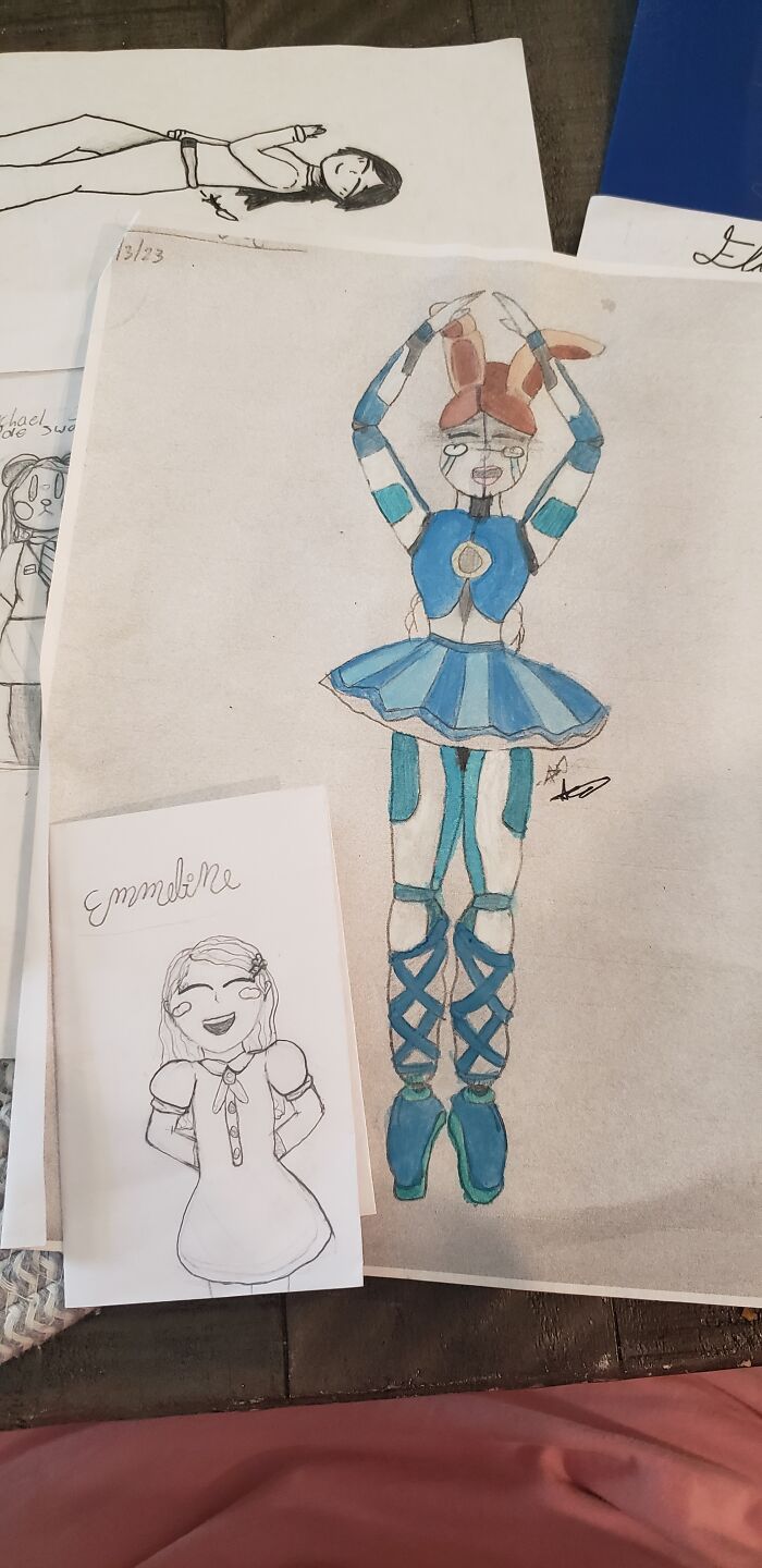 Bun-Bit. My Personal Fnaf Animatronic. Took Me So Long, Plus All The Drafts. (Emmeline Is Her Soul)