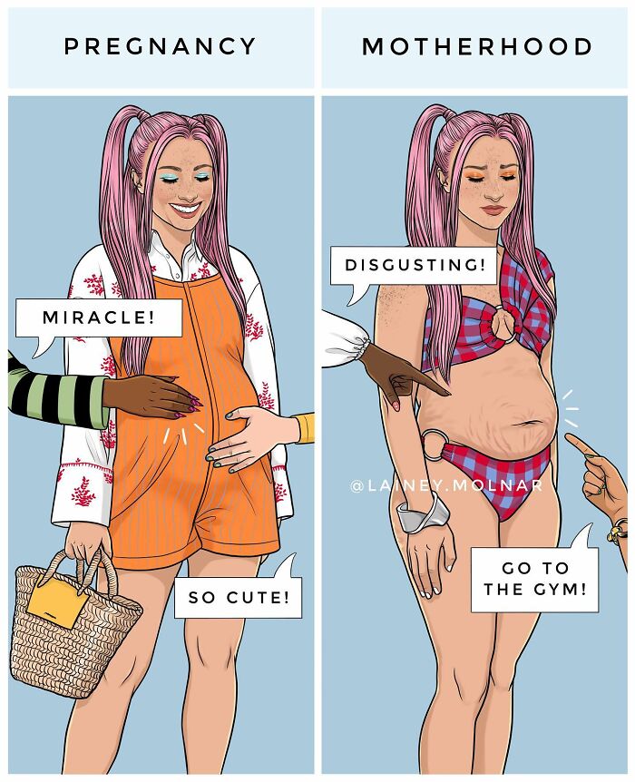 28 New Honestly Relatable Comics Revealing Societal Standards By Lainey Molnar
