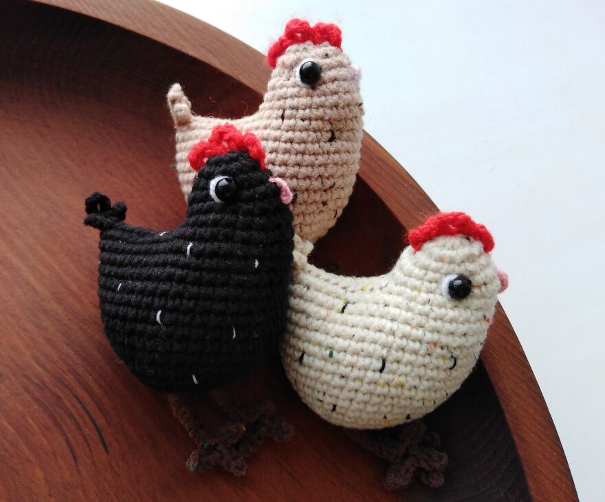 I Love Spring And Birds, And I Made These Chickens Myself. I Love Spring And Birds, And I Made These Chickens Myself.