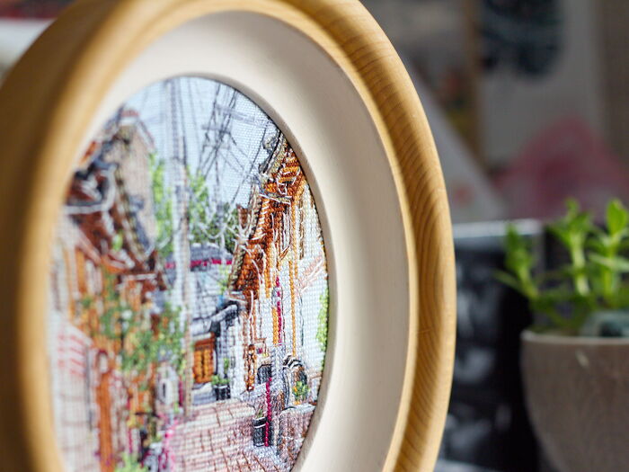 I Cross Stitched Seoul, Bukchon Street (7 Pics)