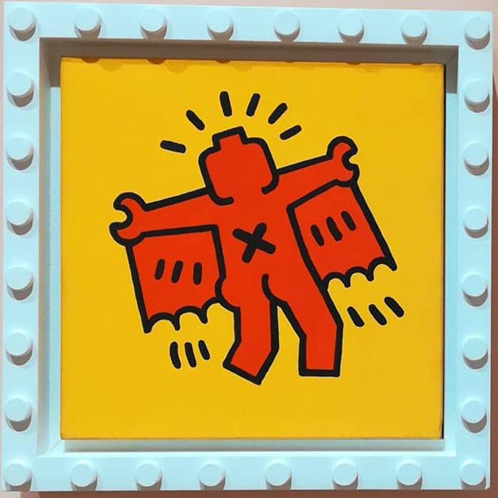 Flying Devil By Keith Haring