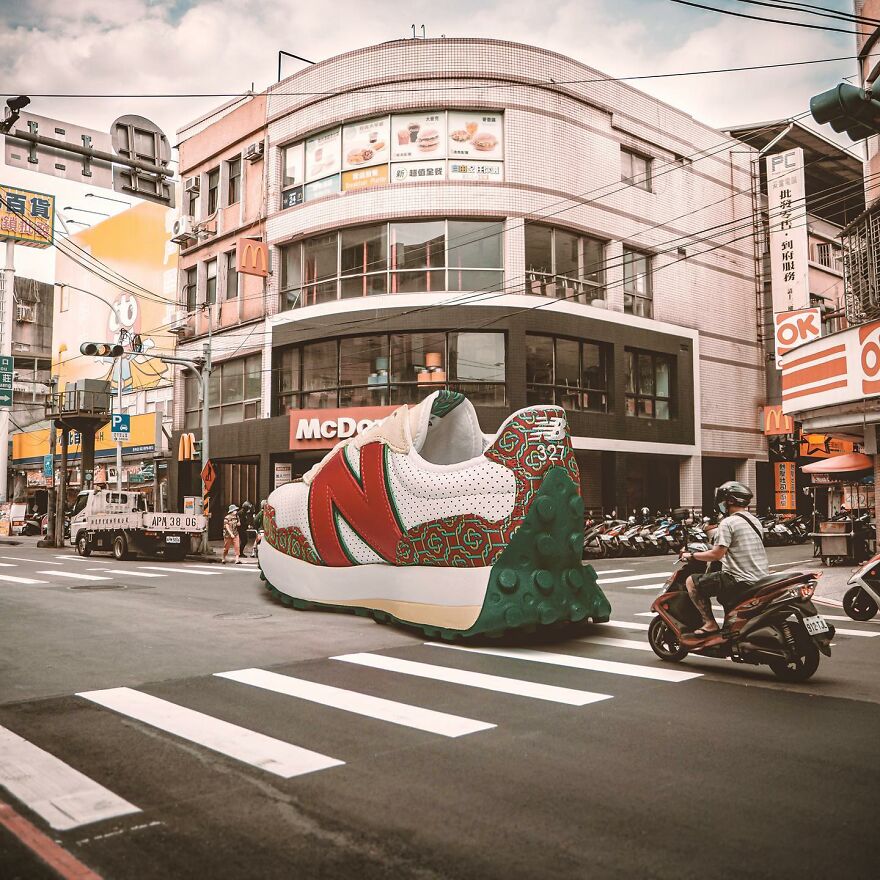 Meet The Surreal World Of Giant Sneakers By Costa Rican Artist Carlos Jiménez Varela (81 Pics)