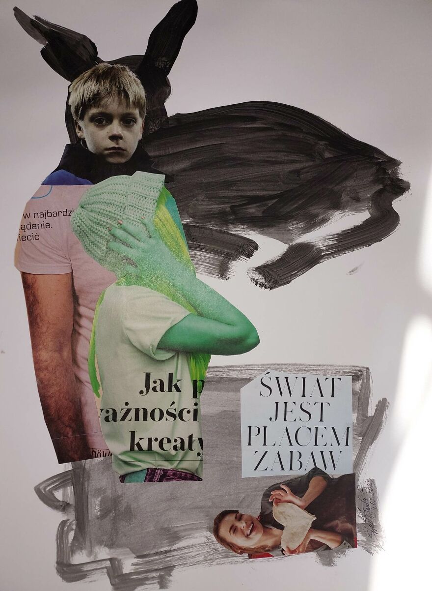 This Ukrainian Artist Shares Her Emotions In Art Collages (4 Pics)