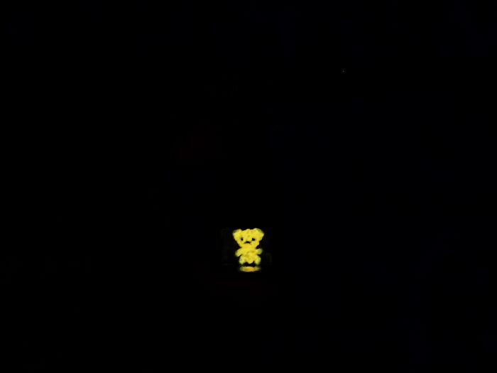 Tiny Crochet Bear Glow In The Dark
