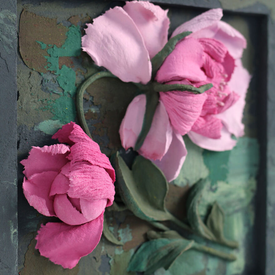 Flowers From Decorative Plaster