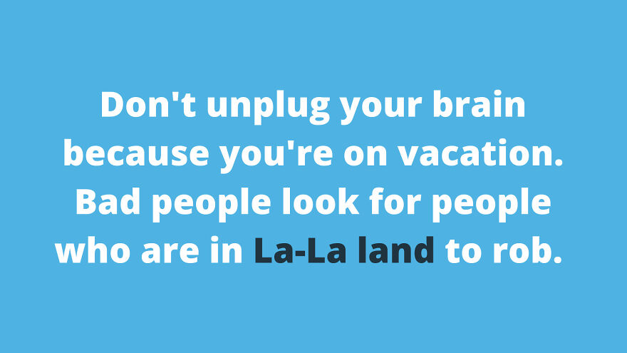 The Advice Is Very Legit, But The La-La Land Got Us There