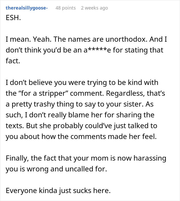 Brother Reminds Pregnant Sister That The Baby Is An “Actual Human Person, Not A Fun Alter Ego” After Hearing Her Choice In Names Brother Reminds Pregnant Sister That The Baby Is An “Actual Human Person, Not A Fun Alter Ego” After Hearing Her Choice In Names