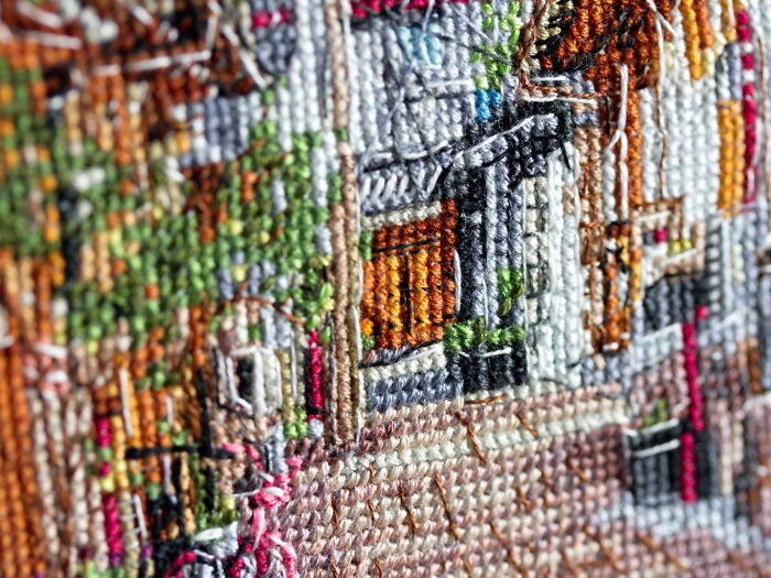 I Cross Stitched Seoul, Bukchon Street (7 Pics)