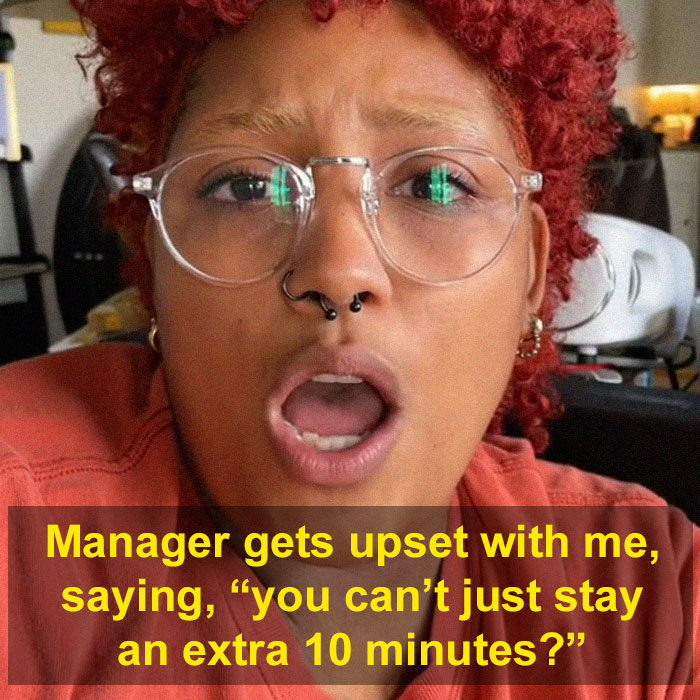 "You Can't Just Stay An Extra 10 Minutes?": Employee Refuses To Stay Longer To Wait For Late Coworker, Drama Ensues "You Can't Just Stay An Extra 10 Minutes?": Employee Refuses To Stay Longer To Wait For Late Coworker, Drama Ensues