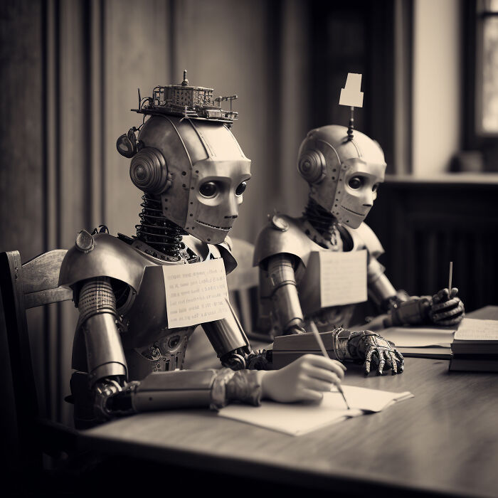 I Created Ai Photo Series Exploring Conformity In The Education System (13 Pics) I Created Ai Photo Series Exploring Conformity In The Education System (13 Pics)