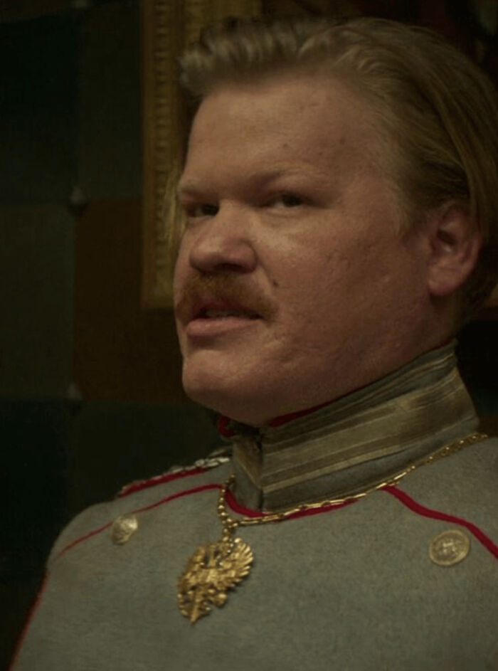 In The Movie "Jungle Cruise (2021)" Jesse Plemons Character Is Supposed To Be A German (Prussian) Prince But He's Wearing A Russian Eagle Around His Neck