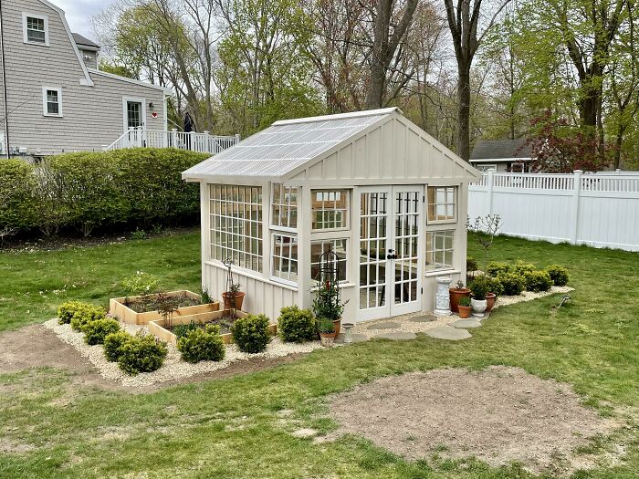 10'x10' Greenhouse I Just Completed Last Week!