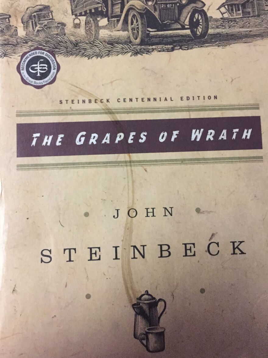 I Spilled Some Coffee In My Lunch Box And The Stain It Created On The Cover Of My Books Looks As If It Is Part Of The Cover Art. 