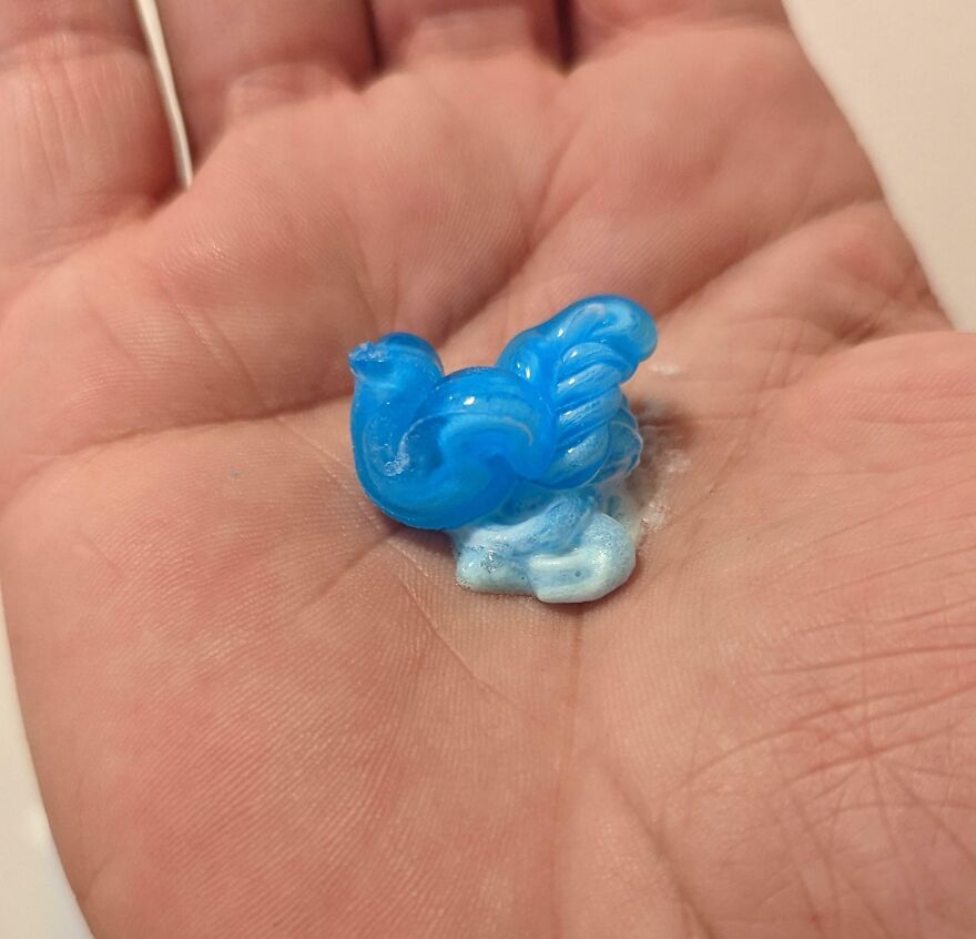 Took A Small Squirt Of My Shaving Gel, And Got A Little Chicken!