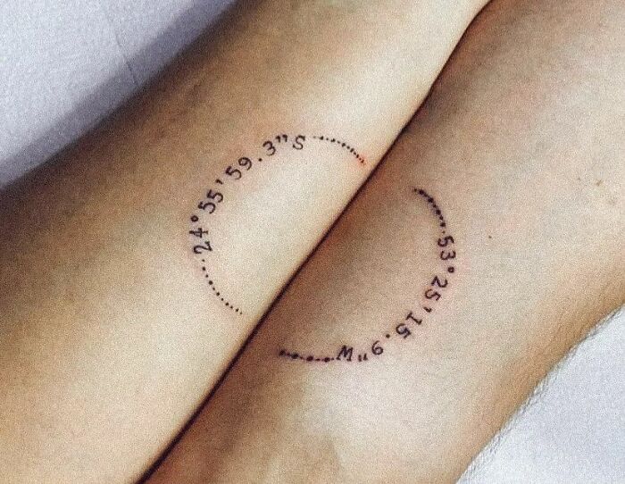 48 Deeply Meaningful Sister Tattoo Ideas  LivingHours