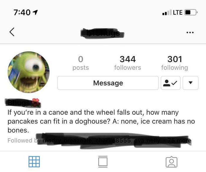My Friend’s Terrible Instagram Bio