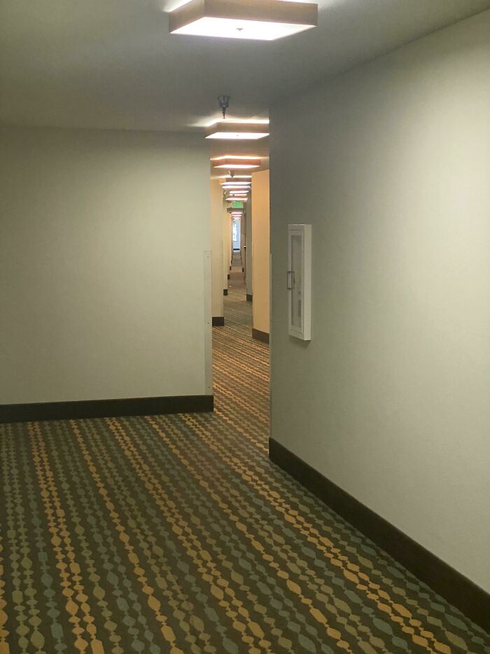 This Hallway Must Have Looked Awesome On The Blueprints
